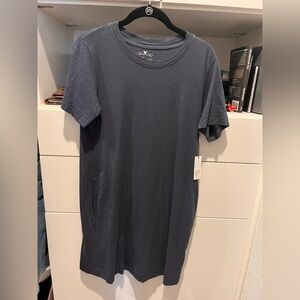 “Velvet” Leigh dress in Shadow